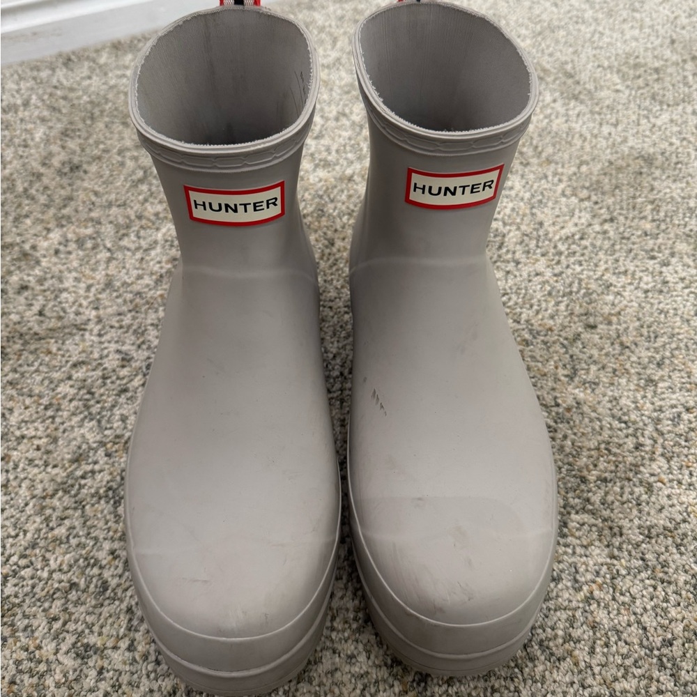 Hunter Gray Rain Boots